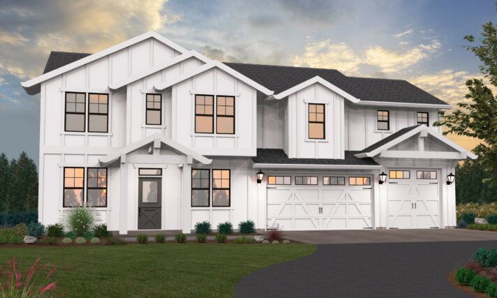 Hillside Legacy- Affordable House Plan Traditional Farmhouse Style- M-2962Leg