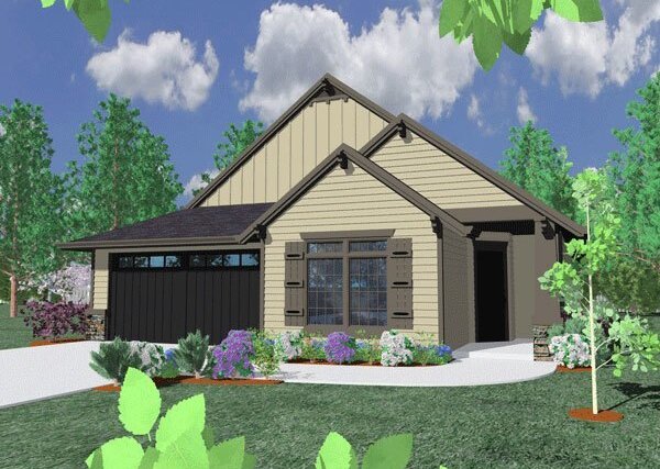 Front rendering