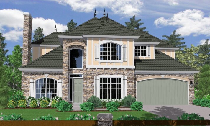 Front View House Plan