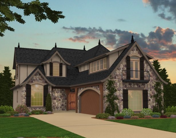 "Merlot" French Country House Plan M-2685-A Front View