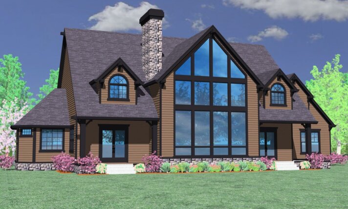 House Plan Rear