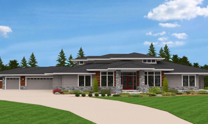 Stafford View House Plan Front