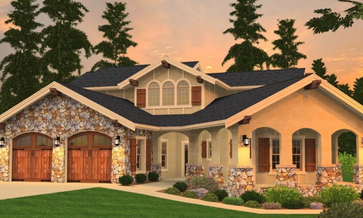 Marin House Plan Front