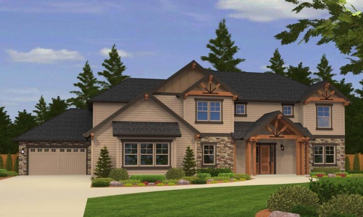 M-3812-E-FRONT-VIEW House Plan splash(2)