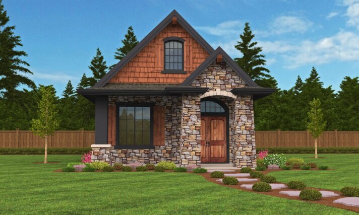 M-640-A Mark Stewart cottage house plan
