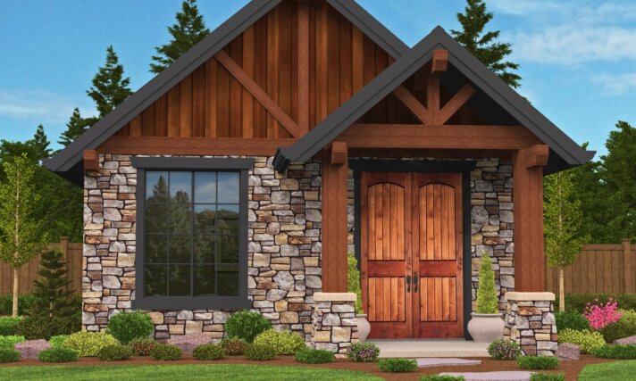 M-640 Lodge House Plan