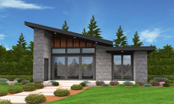 Mercury Shed Roof House Plan