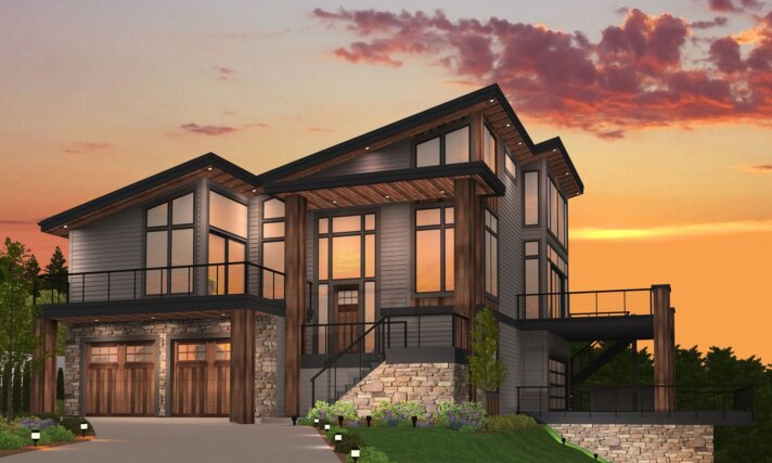 Breathless Shed Roof House Plan
