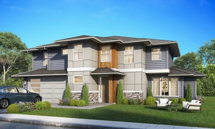 two story traditional home design