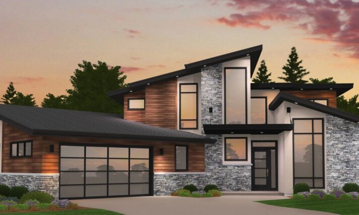 X-17 MOD - A Modern 3 Suite Best Selling Home Design - MM-2673