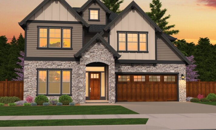 Surge Haus- Traditional House Plan Tudor 2 Story- M-2720-SP