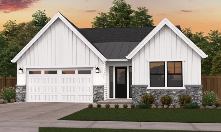 Cedar One Story Farmhouse