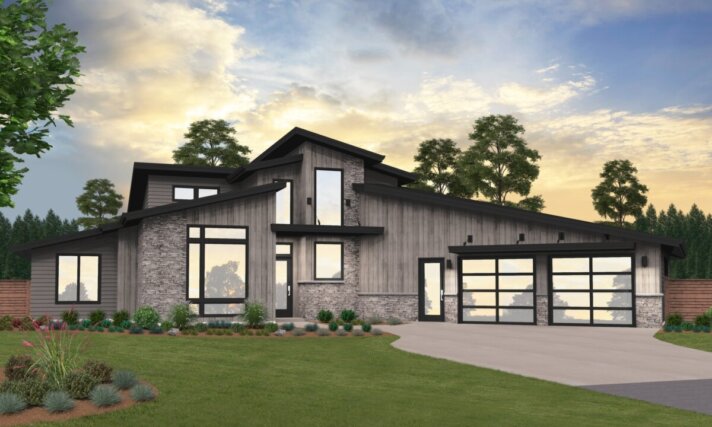 Soyring Two Story Modern House Plan