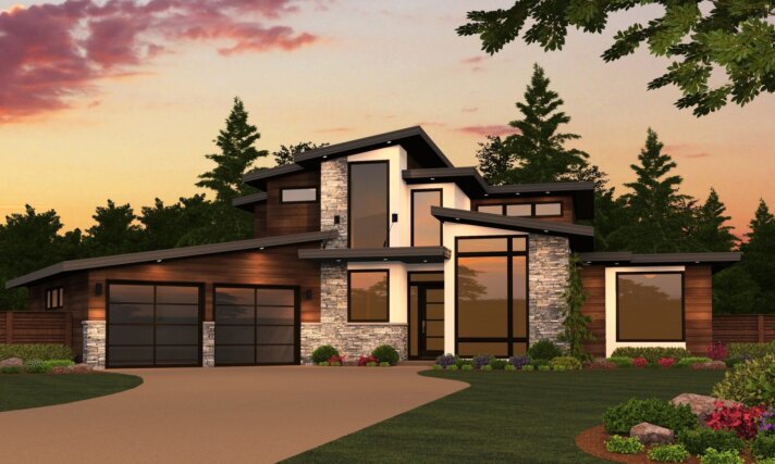 Dallas Modern Two Story House Plan