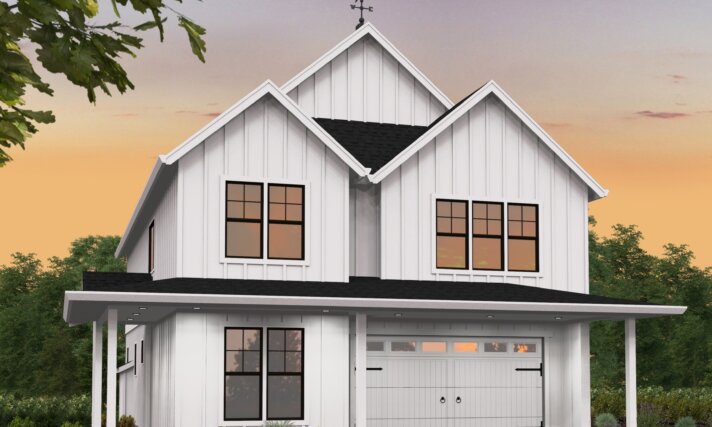 Favorite Corner Two Story Farmhouse