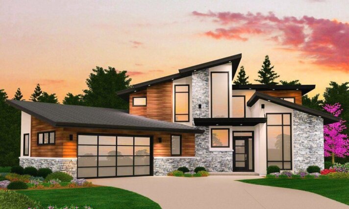 Gianni Three Story Modern House Plan