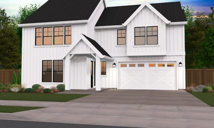 Tricky Lot Success Modern Farmhouse