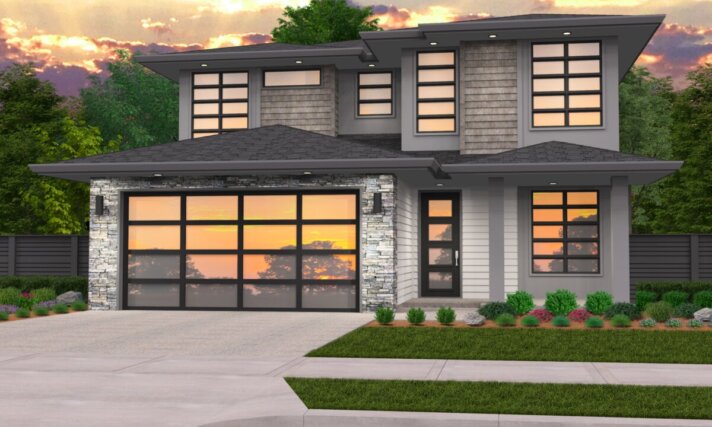 open modern home