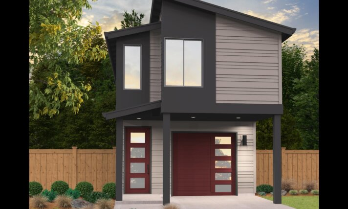 Holland Skinny House Plan