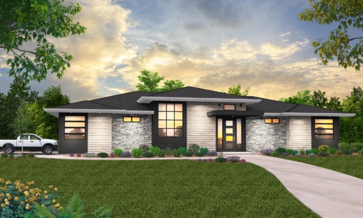 Stewart Prairie House Plan X-19-C