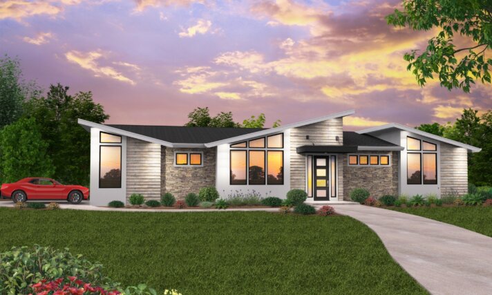 Chele Modern House Plan X-19-D