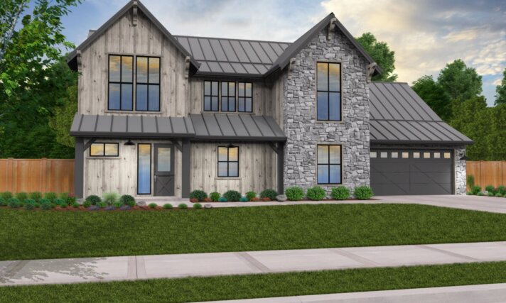 Gold Nugget Modern Rustic House Plan