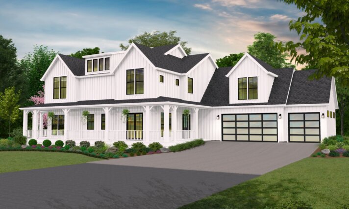 modern farm house
