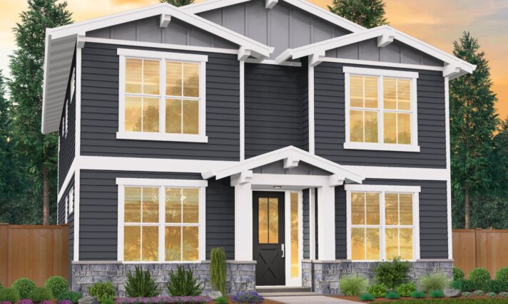 Columbia Ridge 8 - Rear garage Craftsman 3 bedroom loft - MM-2227-CH
