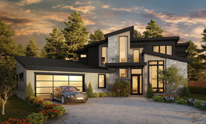 two story modern