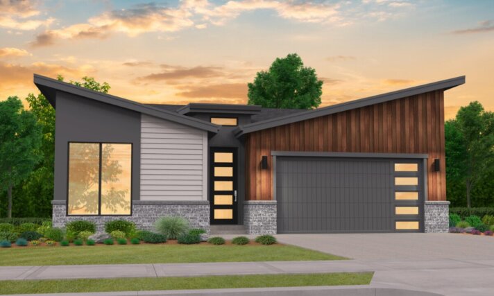 mid century modern ranch home