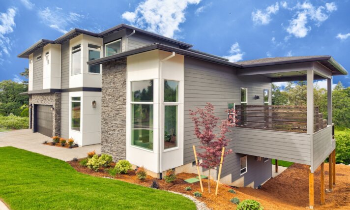 Denali Seven - Large Luxury Downhill Modern Home Design - MM-4253