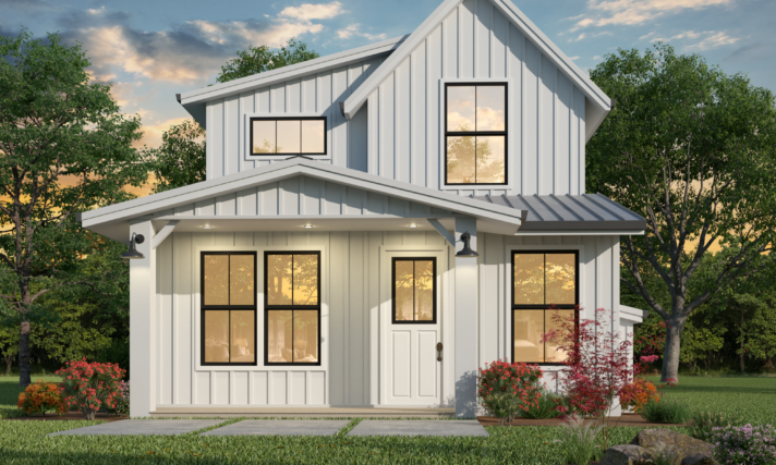 two story barn house plan
