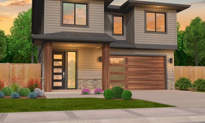 narrow lot house plan