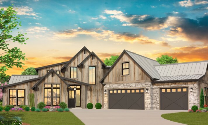 Colorado - Popular Rustic Farmhouse - MF-3713
