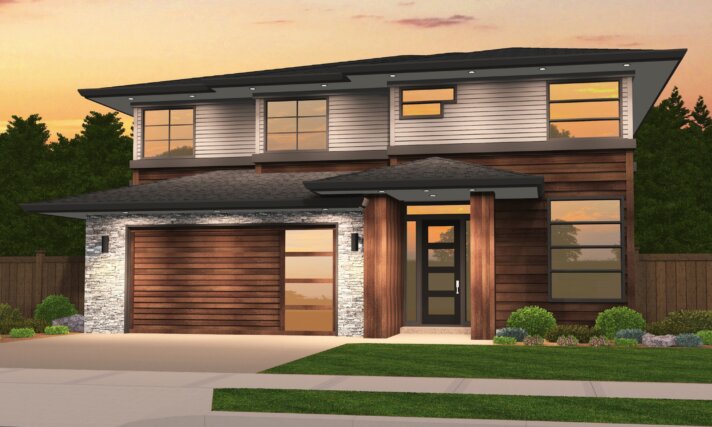 Bountiful 2 - Modern House Plan - MM-3460