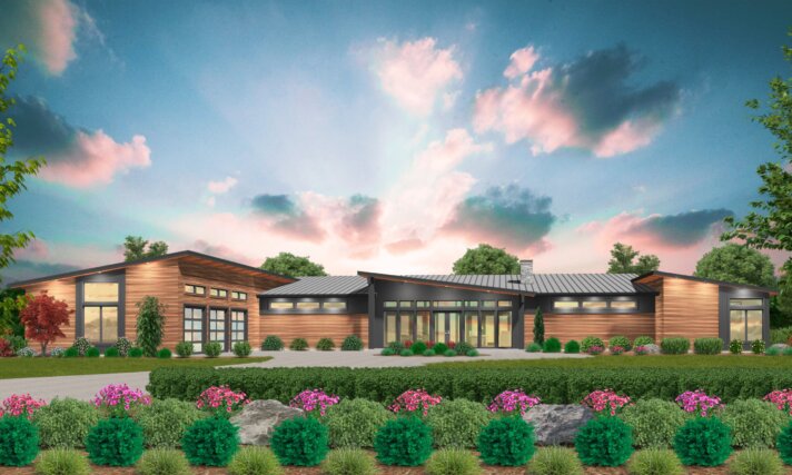 Finish Line - Modern One Story  View Home - MM-3377