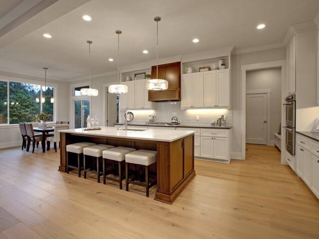 Modern 2 Story Family Home Kiley MM-3297 Modern 2 Story Family Style Kitchen