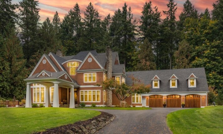 Browndale Farm - Shingle Style Estate Home Design - M-6155