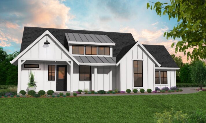 Sand Point - Flexible Ranch House Plan with ADU - MF-2253