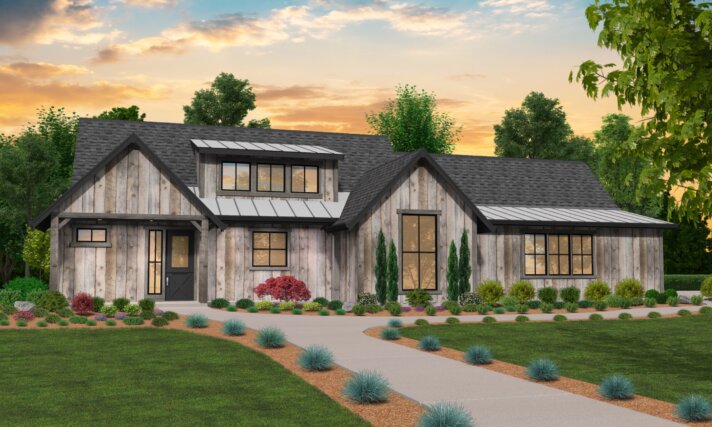 Yellowstone - Bestselling Rustic House Plan - MF-2425