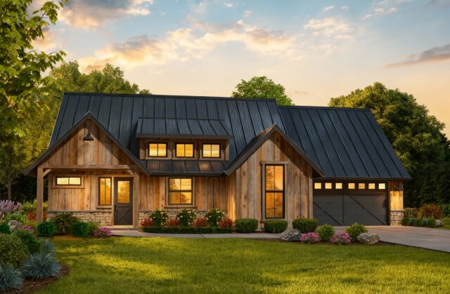 American Farm 3 - Perfect Little Farmhouse - MF-1400 Barnwood Exterior