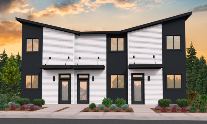 Finnish - 3 - Skinny Modern Townhouse - MM-1193-3