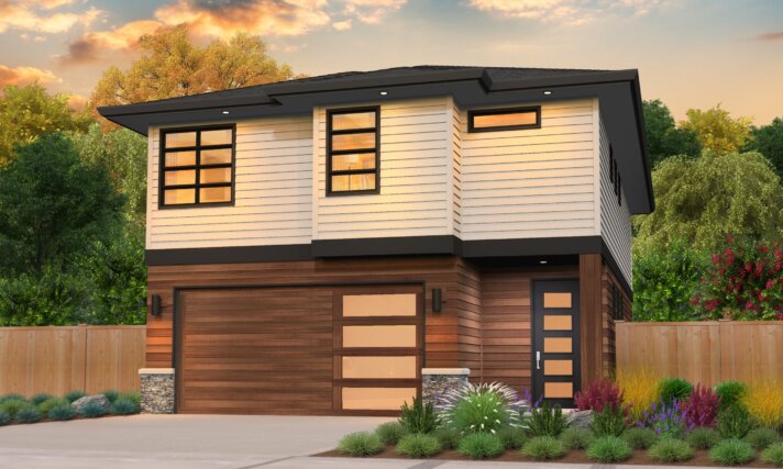 Small Narrow House Plan MM-1759-A