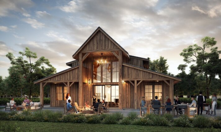 Rustic Family Barn Style House Plan