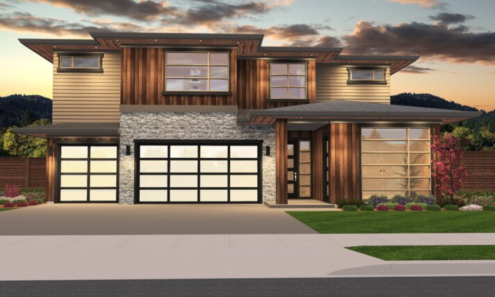 Summer Skye -  Modern Prairie Luxury House Plan - MM-4498