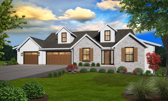 Rustic Ranch House Plan