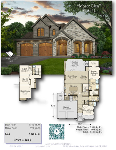 Storybook Home Design - Moser Pass - M-3541 Grand Main Floor Living 
