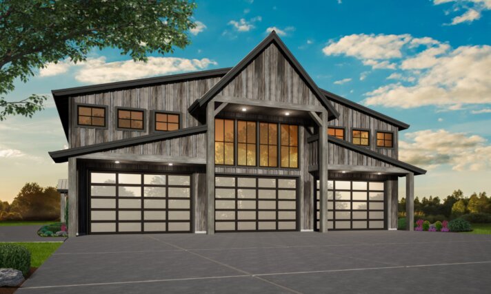Rustic Bliss Barn - Ultimate Barndominium - MB-6195