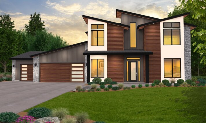 Summit Ridge- Modern Luxury House Plan - MM-4071