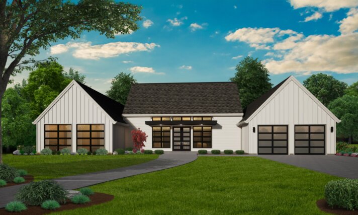 Stonebrook - Modern  Ranch Home - MB-2594